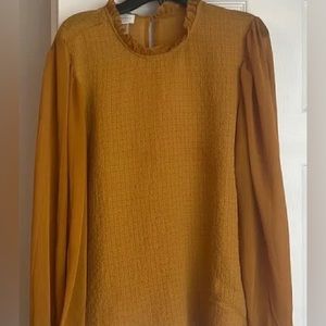 Cupio sheer long sleeved blouse